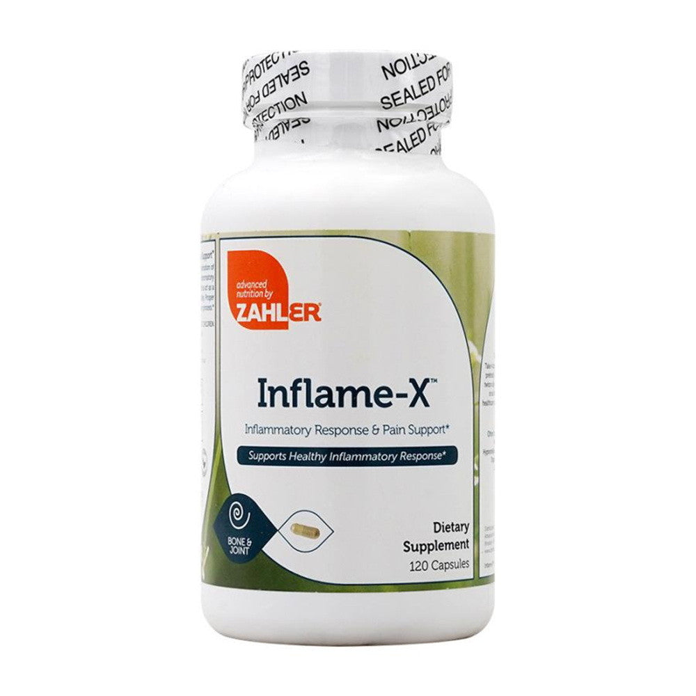 Zahler Inflame X Advanced Inflammatory Response And Pain Support Capsules, 120 Ea